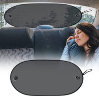 Thumbnail for Sun Shade for Back Car Window | Baby Car Shades Rear Window Sunshade with 99% Sun Protection from UV and Heat | Complete Coverage for Rear Window Sun Visor | Fits All Cars | Car Accessories