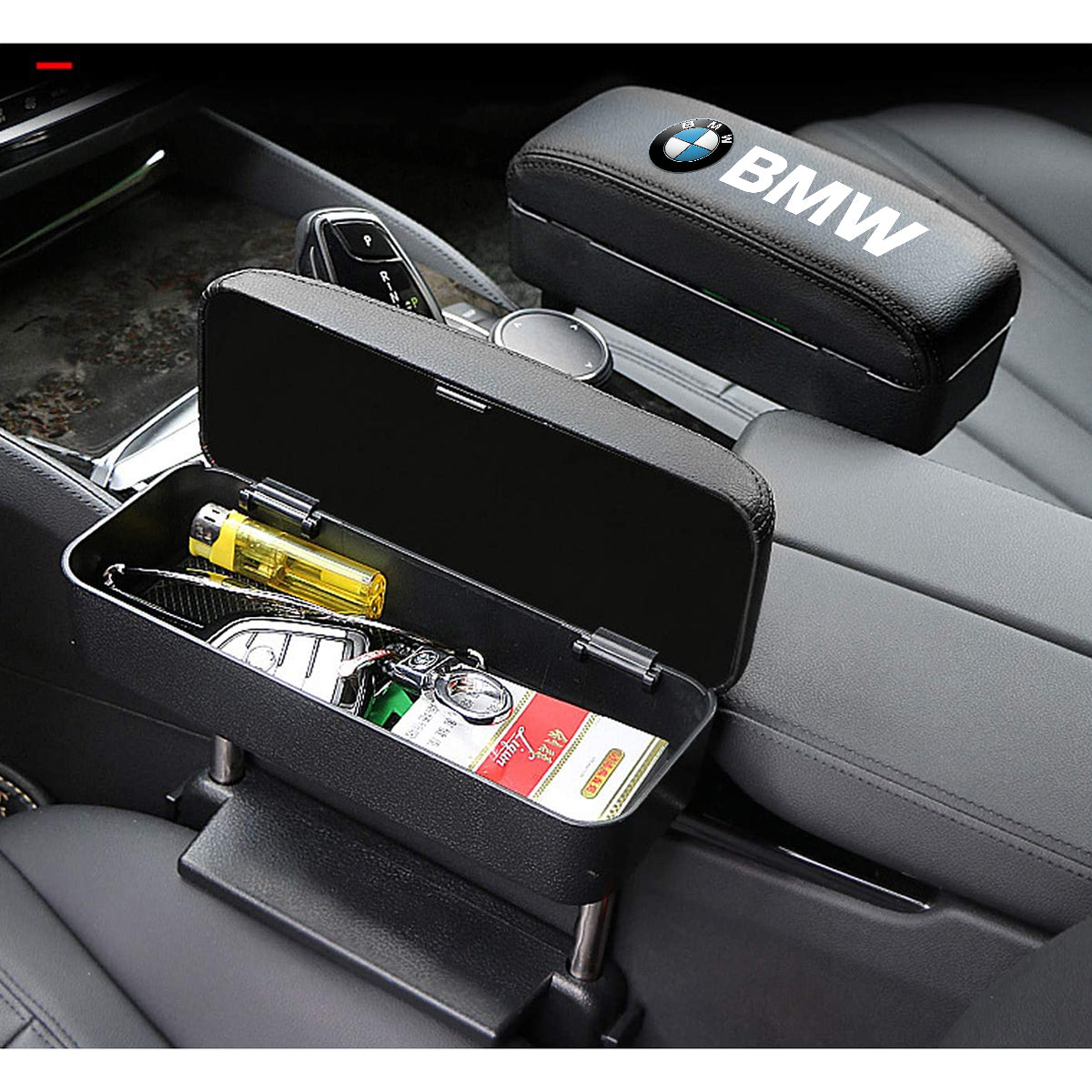 Armrest Box Protector for Center Console, Armrest Extender General Motors Elbow & Forearm Wrist Rest Support Adjustable Height Comfort Pads