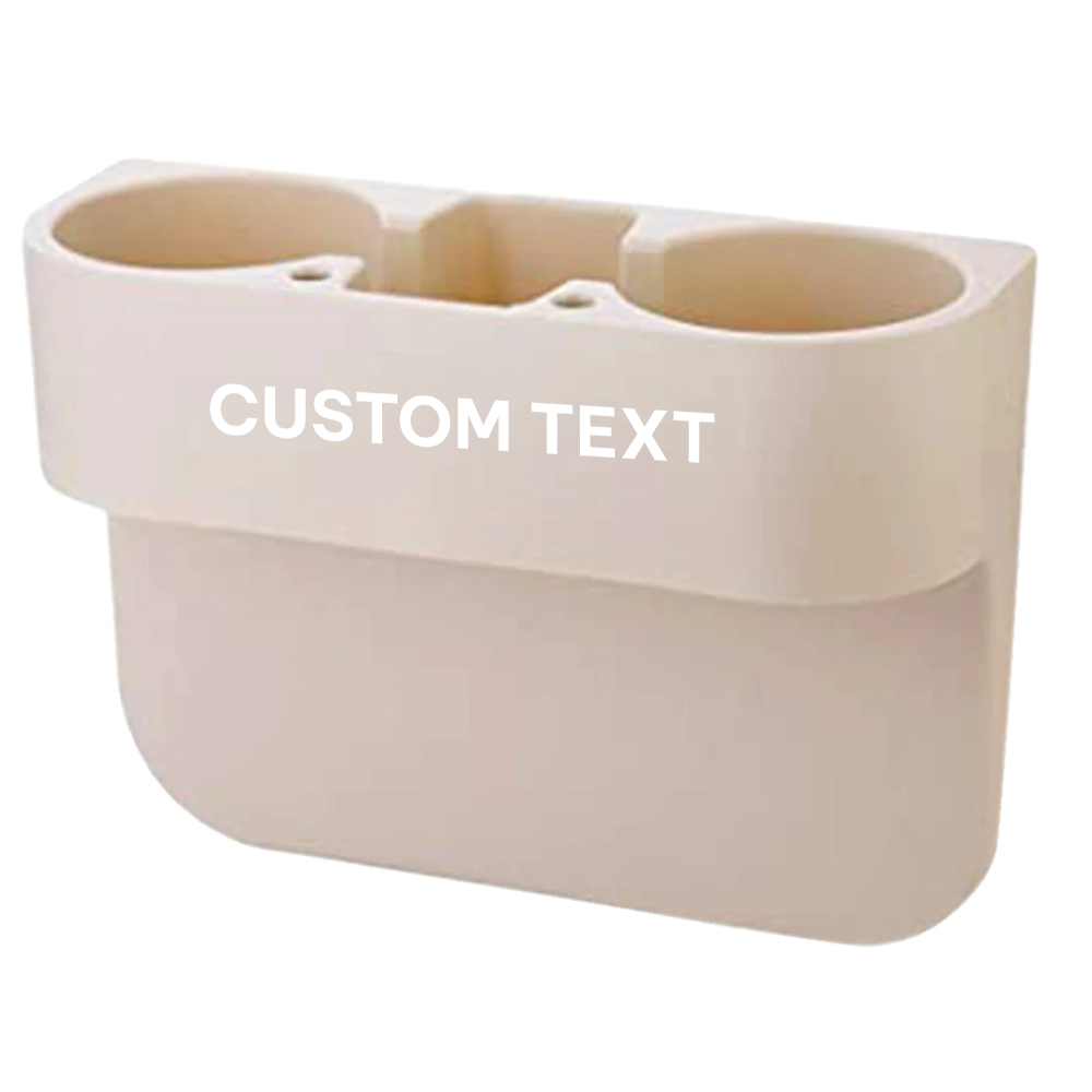 Custom Text Cup Holder Portable Multifunction, Fit with Jeep, Cup Holder Expander for Car, Vehicle Seat Cup Cell Phone Drinks Holder Box Car Interior Organizer