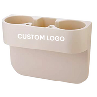 Thumbnail for Custom Logo Cup Holder Portable Multifunction, Cup Holder Expander for Car, Vehicle Seat Cup Cell Phone Drinks Holder Box Car Interior Organizer