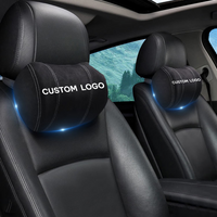 Thumbnail for Custom Logo Car Headrest (2 PCS), Fit with Cars, 2023 Update Version Premium Memory Foam Car Neck Pillow