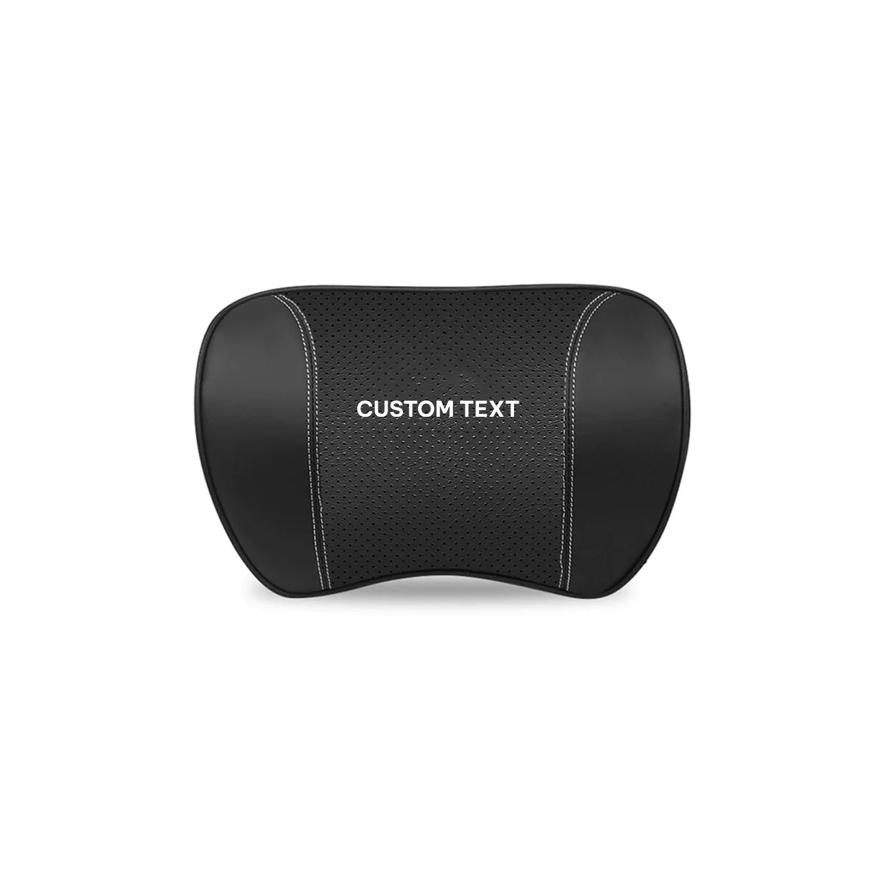 Custom Text For Car Headrest Neck Pillow and Lumbar Support Back Cushion Kit, Compatible with All Cars, Memory Foam Erognomic Design Universal Fit Muscle Pain and Tension Relief for Car Seat MT13992