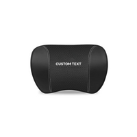 Thumbnail for Custom Text For Car Headrest Neck Pillow and Lumbar Support Back Cushion Kit, Compatible with All Cars, Memory Foam Erognomic Design Universal Fit Muscle Pain and Tension Relief for Car Seat MT13992