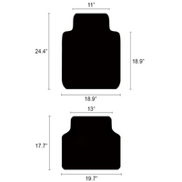 Thumbnail for Custom Text For Carpet Floor Mats Set of 4pcs, Compatible with All Cars, Fit Car Floor Mats, All Weather Protection, Universal Type AR13984