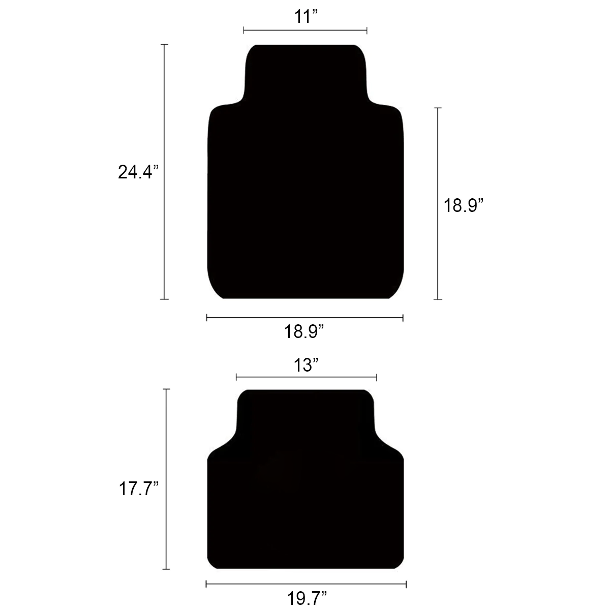 Custom Text For Carpet Floor Mats Set of 4pcs, Compatible with All Cars, Fit Car Floor Mats, All Weather Protection, Universal Type TS13984