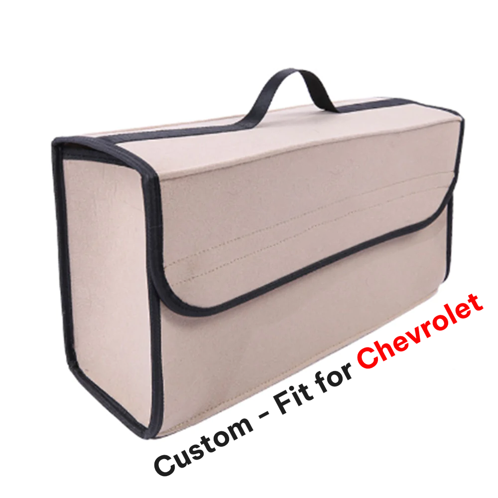 Soft Felt Car Bag Organizer, Folding Car Storage Box Non Slip Fireproof Car Trunk Organizer