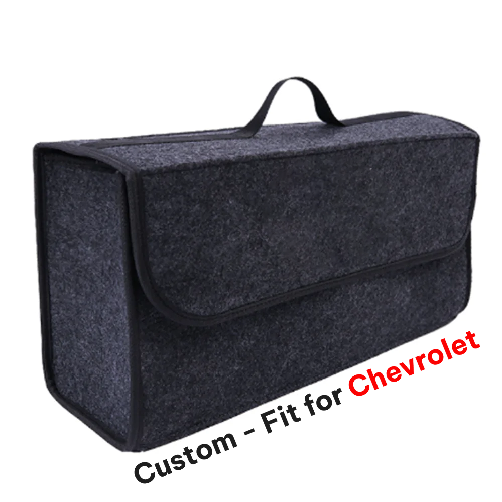 Soft Felt Car Bag Organizer, Folding Car Storage Box Non Slip Fireproof Car Trunk Organizer