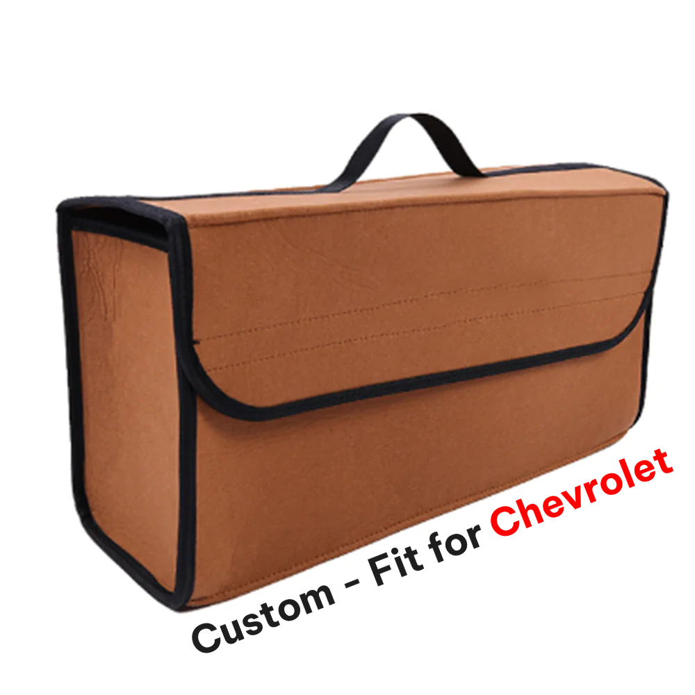 Soft Felt Car Bag Organizer, Folding Car Storage Box Non Slip Fireproof Car Trunk Organizer