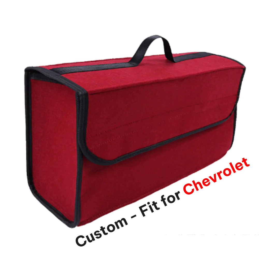 Soft Felt Car Bag Organizer, Folding Car Storage Box Non Slip Fireproof Car Trunk Organizer