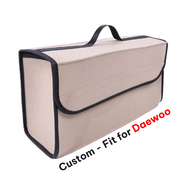 Soft Felt Car Bag Organizer, Folding Car Storage Box Non Slip Fireproof Car Trunk Organizer