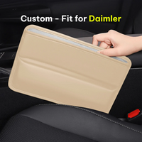 Thumbnail for Car Seat Gap Filler Organizer, Multifunctional Pu Leather Console Side Pocket Organizer For Cellphones, Cards, Wallets, Keys