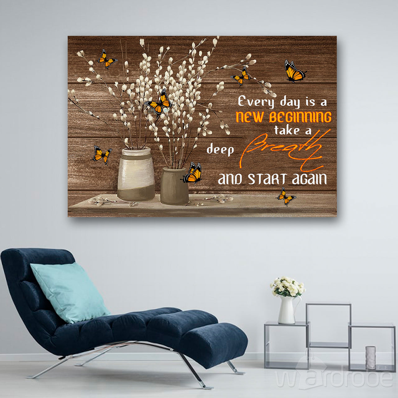 Jesus - Every Day Is A New Beginning Canvas Print Wall Art - Matte Canvas