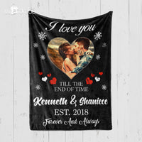 Thumbnail for Custom Photo Blanket Personalized Mr And Mrs - Fleece Blankets