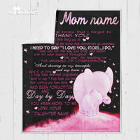 Thumbnail for Custom Blanket Personalized Name To My Mom Blanket - Gift for Mom - Fleece Blanket