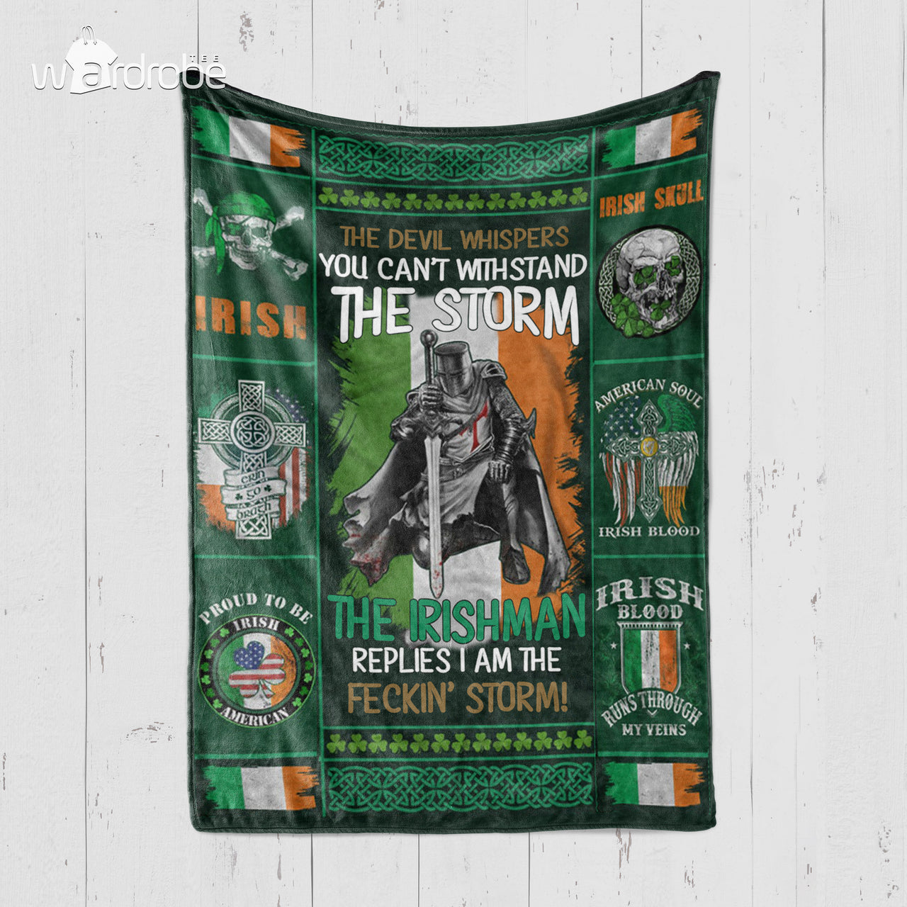 Custom Blanket The Irishman - Gift For Saint Patrick's Day