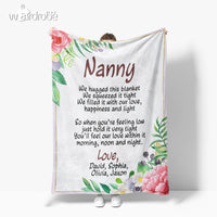 Thumbnail for Custom Blanket Gift For Nanny