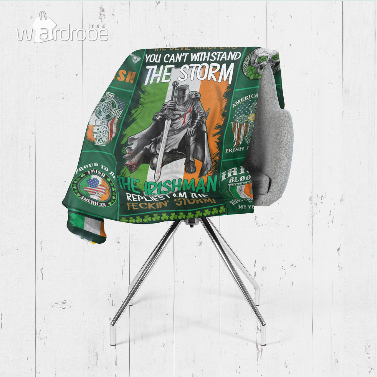 Custom Blanket The Irishman - Gift For Saint Patrick's Day
