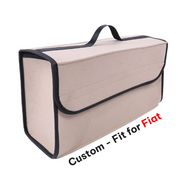 Soft Felt Car Bag Organizer, Folding Car Storage Box Non Slip Fireproof Car Trunk Organizer