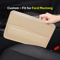 Thumbnail for Car Seat Gap Filler Organizer, Multifunctional Pu Leather Console Side Pocket Organizer For Cellphones, Cards, Wallets, Keys