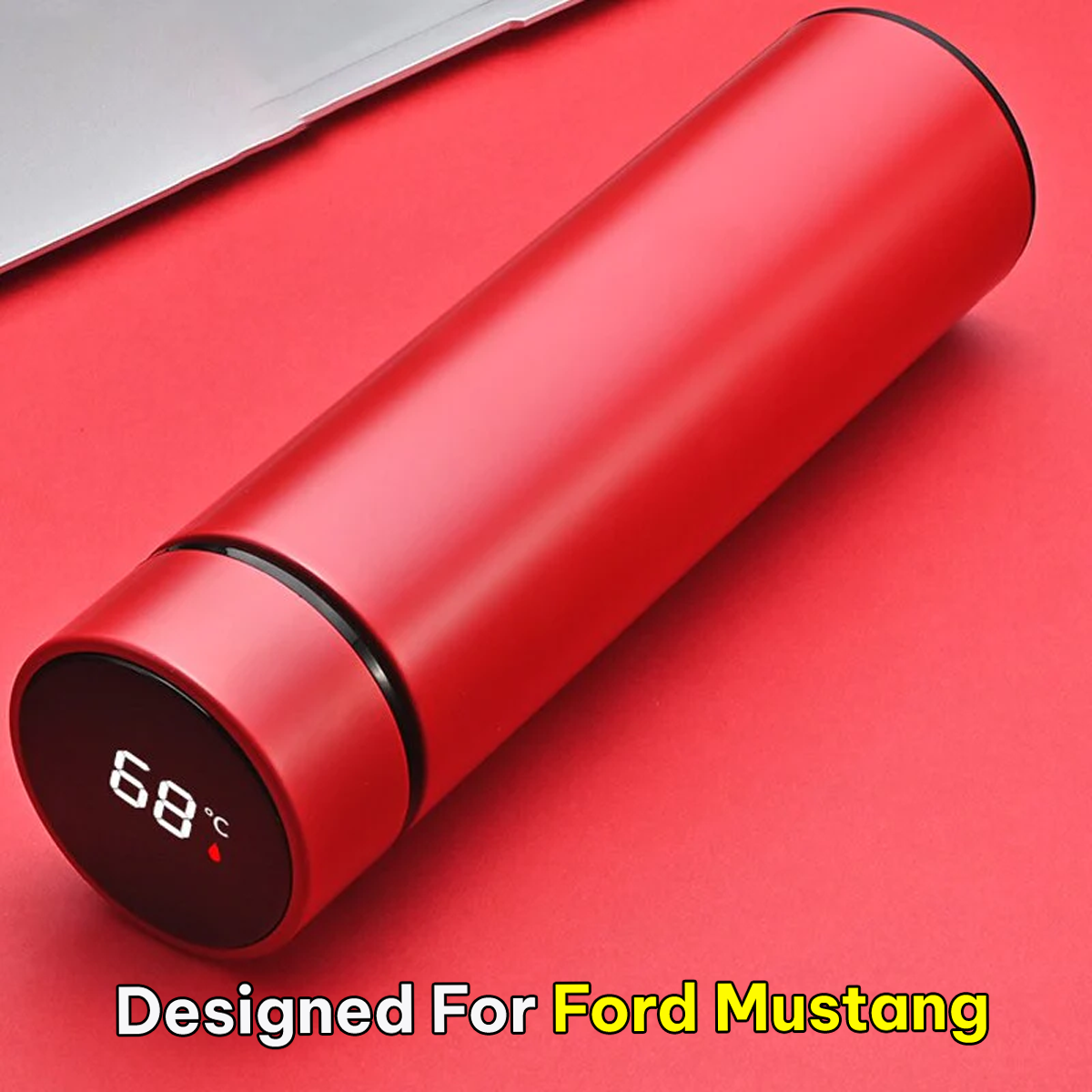 17oz Insulated Water Bottle with LED Temperature Display, Coffee Tea Infuser Bottle Double Wall Vacuum Insulated Water Bottle for Hot or Cold Drink, Stainless Steel Sports Automotive Travel Mug