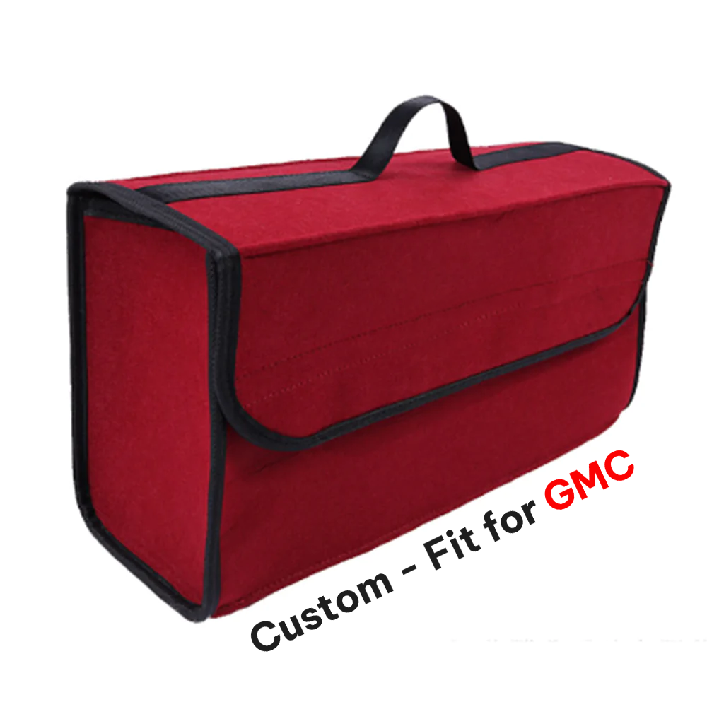 Soft Felt Car Bag Organizer, Folding Car Storage Box Non Slip Fireproof Car Trunk Organizer