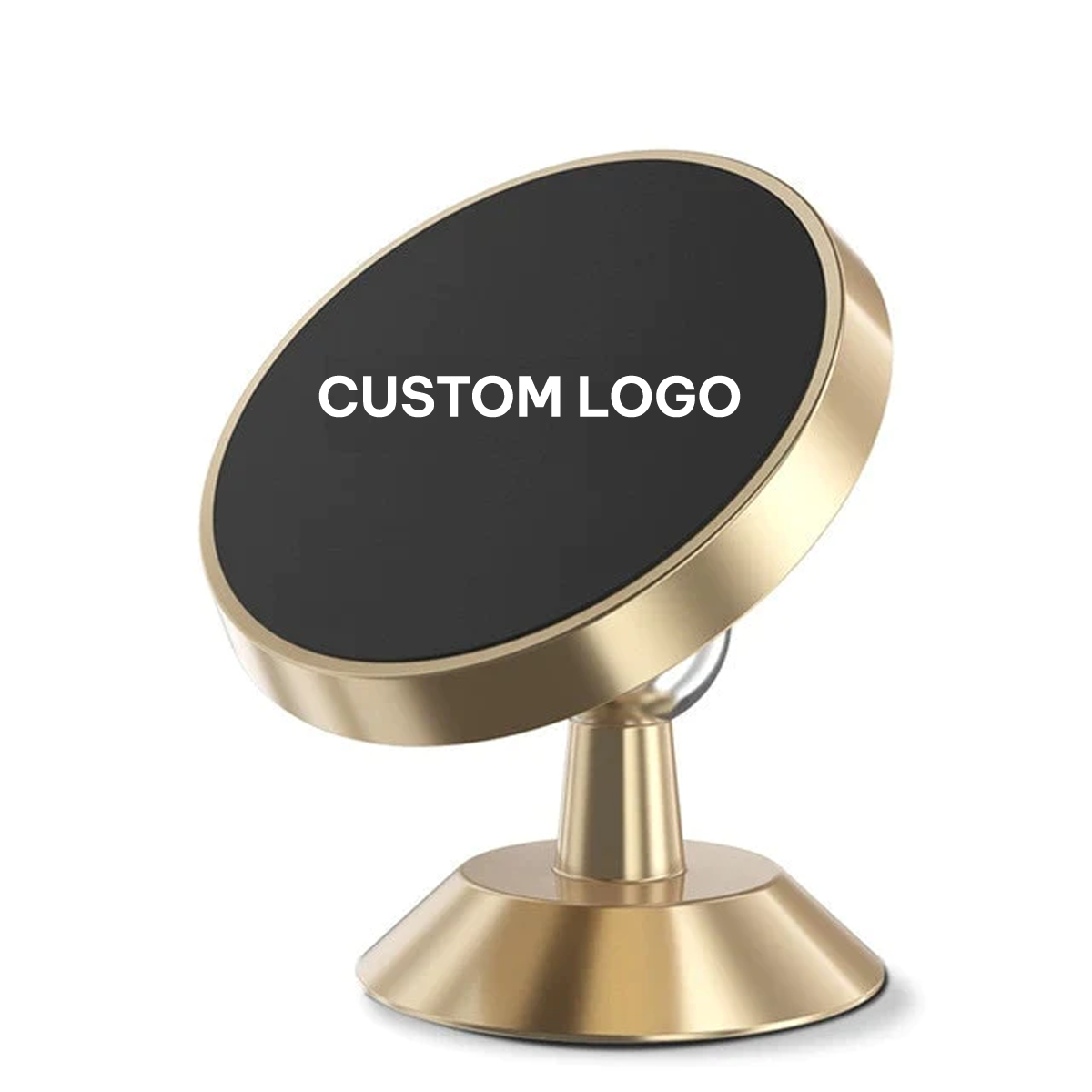 Custom Logo Magnetic Phone Mount, Super Strong Magnet with 4 Metal Plate, 360° Rotation, Set of 2