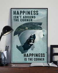 Thumbnail for Custom Canvas Jesus - Happiness Is Not Around The Corner - Happiness Is The Corner Thanksgiving Gift Christmas Gifts 2021