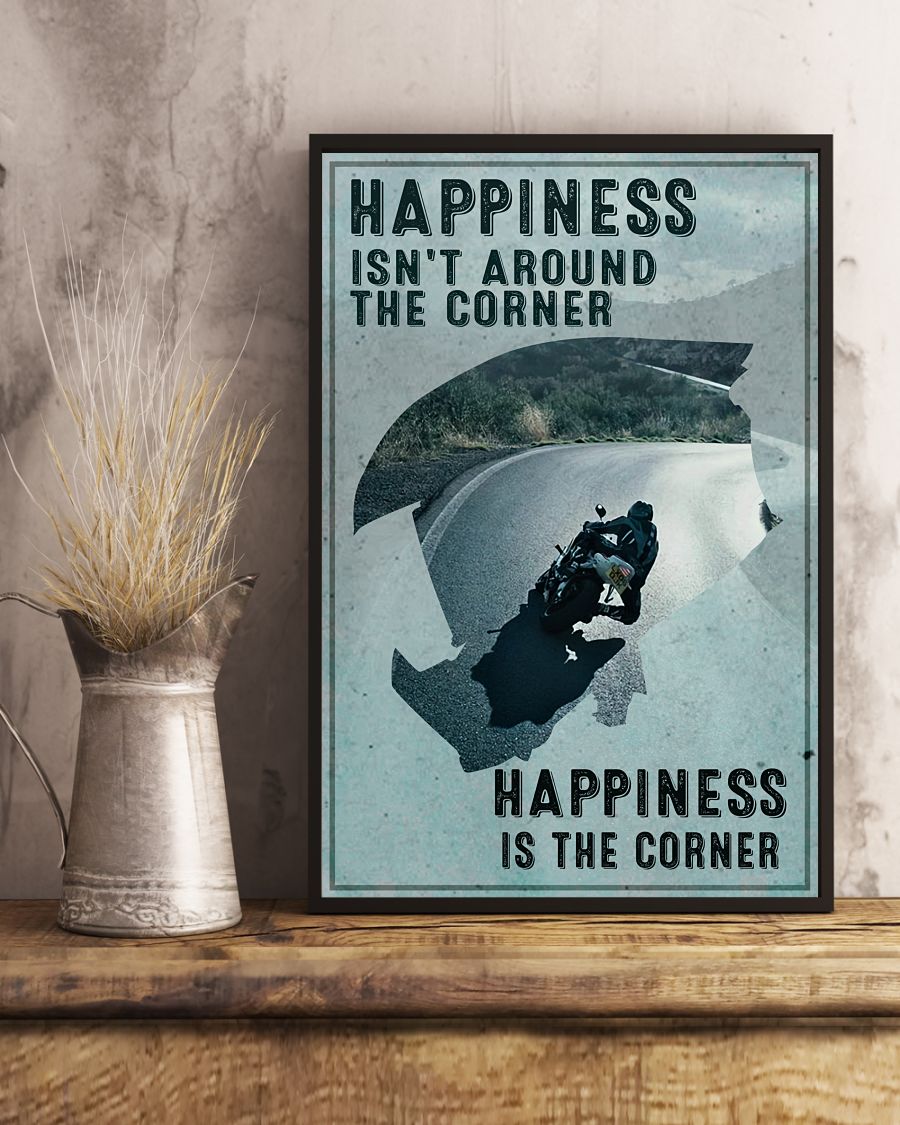 Custom Canvas Jesus - Happiness Is Not Around The Corner - Happiness Is The Corner Thanksgiving Gift Christmas Gifts 2021