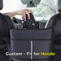 Thumbnail for Car Purse Holder for Car Handbag Holder Between Seats Premium PU Leather, Auto Driver Or Passenger Accessories Organizer, Hanging Car Purse Storage Pocket Back Seat Pet Barrier