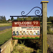 Personalized Custom Name Hope You Like Horses Printed Metal Signs Gift For Horse