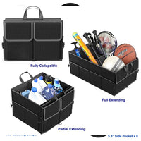 Thumbnail for 3-Compartment Cargo Trunk Storage Organizer, Custom For Cars