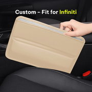Car Seat Gap Filler Organizer, Multifunctional Pu Leather Console Side Pocket Organizer For Cellphones, Cards, Wallets, Keys