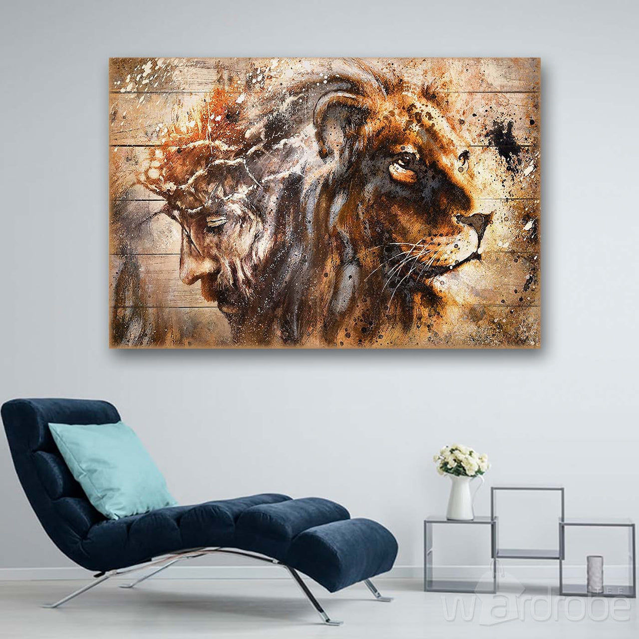 Custom Canvas Lion Jesus Canvas, Lion Of Judah