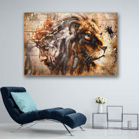 Thumbnail for Custom Canvas Lion Jesus Canvas, Lion Of Judah