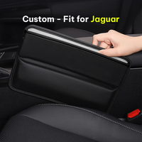 Thumbnail for Car Seat Gap Filler Organizer, Multifunctional Pu Leather Console Side Pocket Organizer For Cellphones, Cards, Wallets, Keys