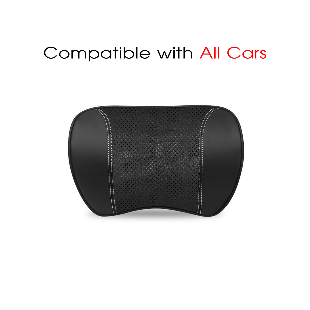 Car Headrest Neck Pillow and Lumbar Support Back Cushion Kit, Custom Fit For Your Cars, Memory Foam Erognomic, Car Accessories TY13992