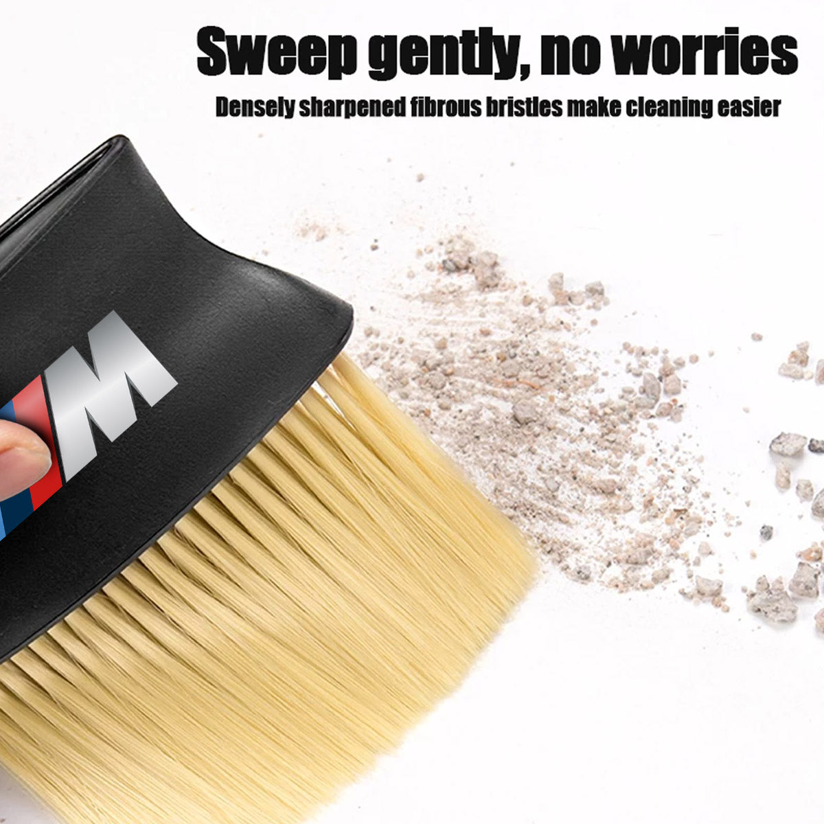 Car Cleaning Brushes Duster, Soft Bristles Detailing Brush Dusting Tool for Automotive Dashboard, Air Conditioner Vents, Leather, Computer, Scratch Free