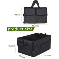 Thumbnail for Custom Text For Car Trunk Organizer, Compatible with All Cars, Foldable Car Trunk Storage Box, Storage Bag, Waterproof, Dust-proof, Stain-Resistant FT12997