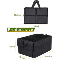 Thumbnail for Custom Logo Car Trunk Organizer, Foldable Car Trunk Storage Box, Storage Bag, Waterproof, Dust-proof, Stain-Resistant