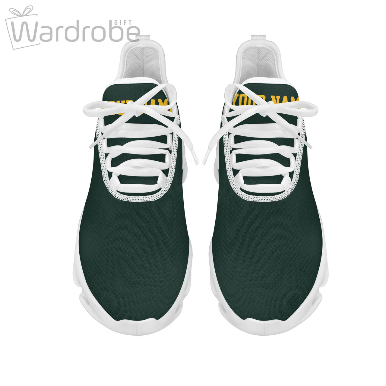 Green Bay Packers NFL Clunky Sneakers Custom Name Sport Max Soul