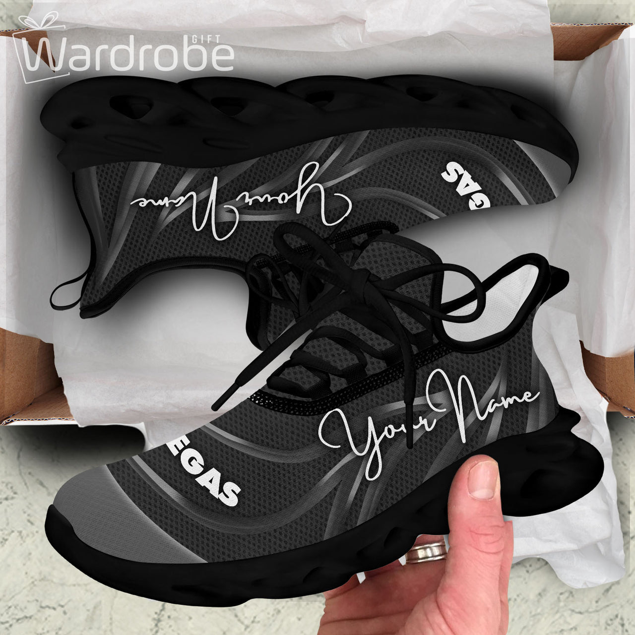 Personalized Custom Name Sport Sneaker Shoes