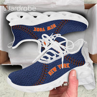 Thumbnail for Personalized Leather Surface Design Trending Clunky Sneaker Shoes For Mens Womens