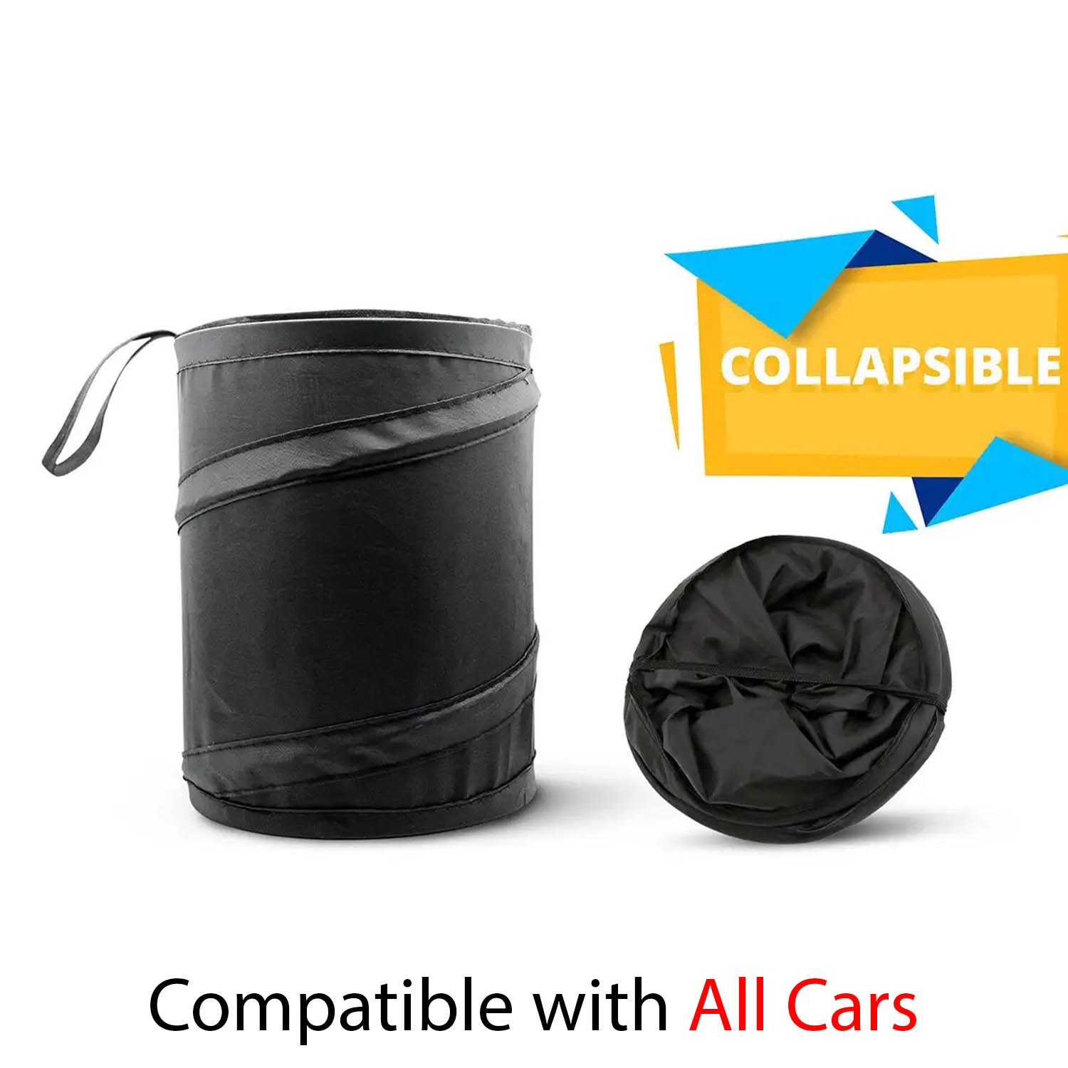 Car Trash Can, Custom Fit For Your Cars, Portable Garbage Bin, Collapsible Pop-up Waterproof Bag, Waste Basket Bin, Rubbish Bin