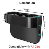 Thumbnail for Cup Holder Portable Multifunction Vehicle Seat Cup Cell Phone Drinks Holder Box Car Interior Organizer, Compatible with All Cars, Car Accessories AC11995