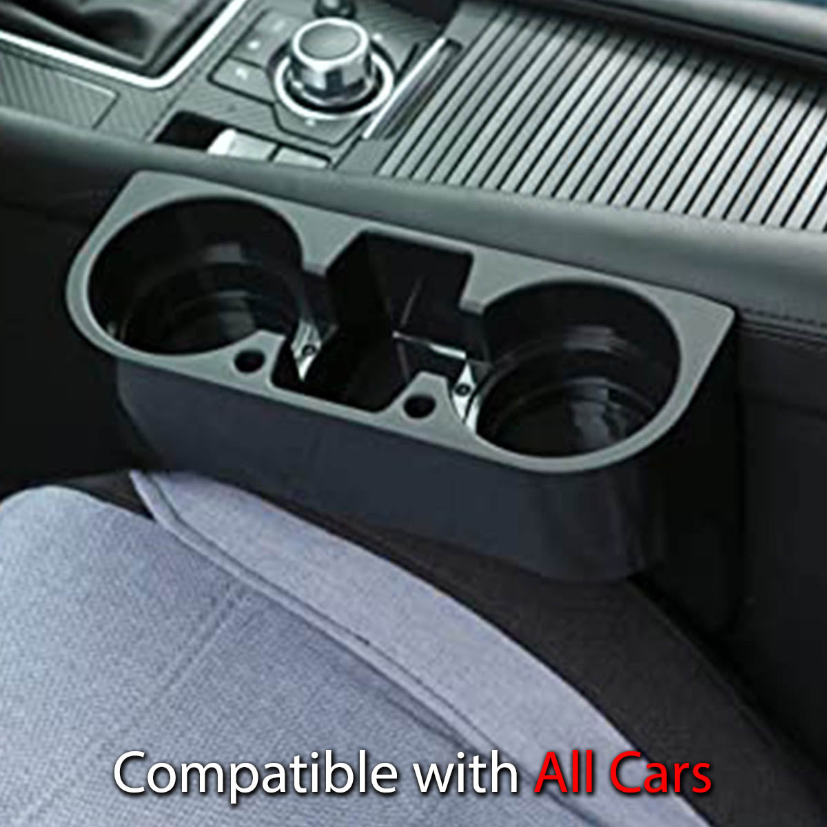 Cup Holder Portable Multifunction Vehicle Seat Cup Cell Phone Drinks Holder Box Car Interior Organizer, Compatible with All Cars, Car Accessories AC11995