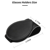 Thumbnail for Car Sunglasses Holder, Custom Logo For Your Cars, Magnetic Leather Glasses Frame 2023 Update MB13995