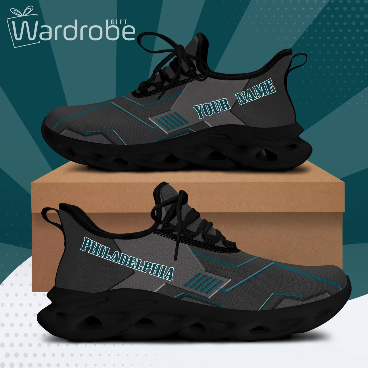 Personalizedl Sneakers Running Sports Shoes For Men Women