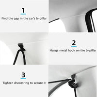 Thumbnail for Car Divider Curtain Sun Shade, Custom fit for Car, Removable Car Front Rear Seat Privacy Divider Curtains