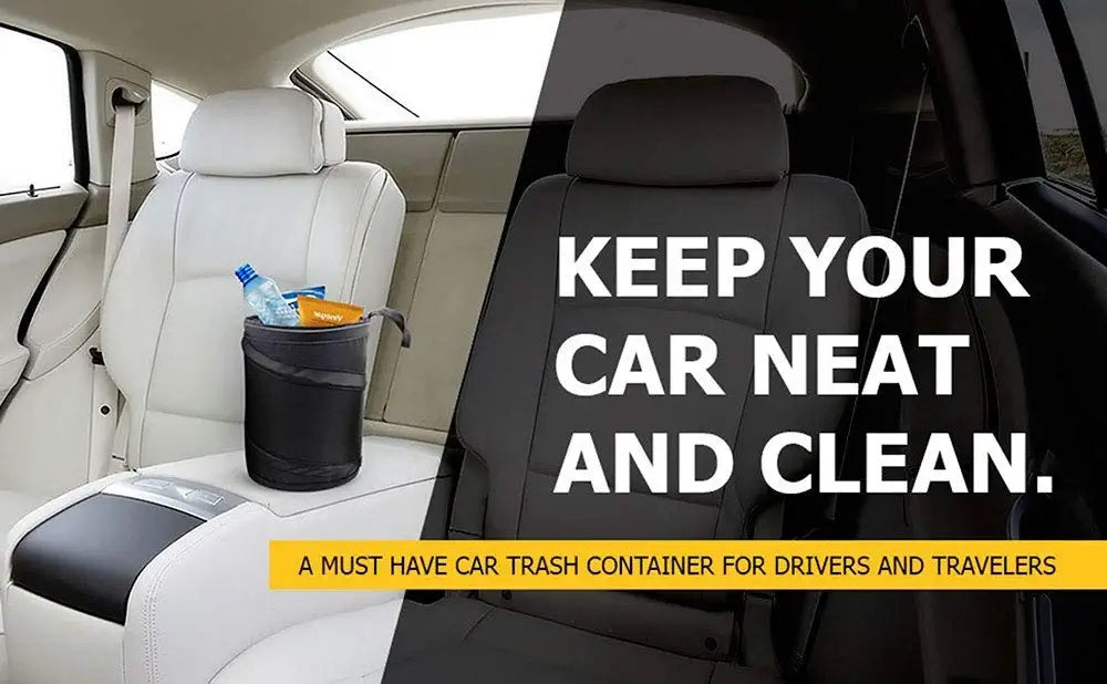 Car Trash Can, Portable Garbage Bin, Collapsible Pop-up Waterproof Bag, Waste Basket Bin, Rubbish Bin