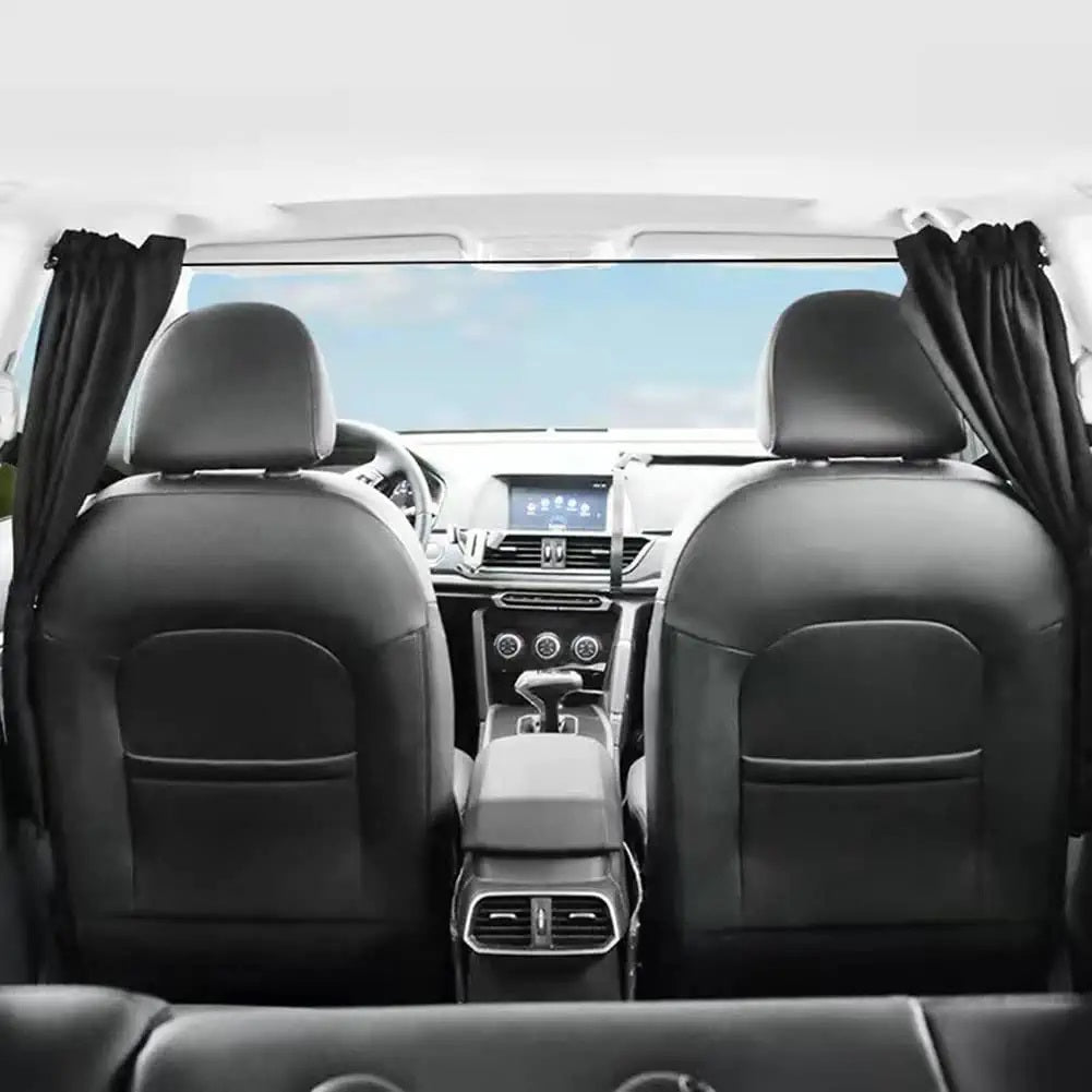 Car Divider Curtain Sun Shade, Custom fit for Car, Removable Car Front Rear Seat Privacy Divider Curtains